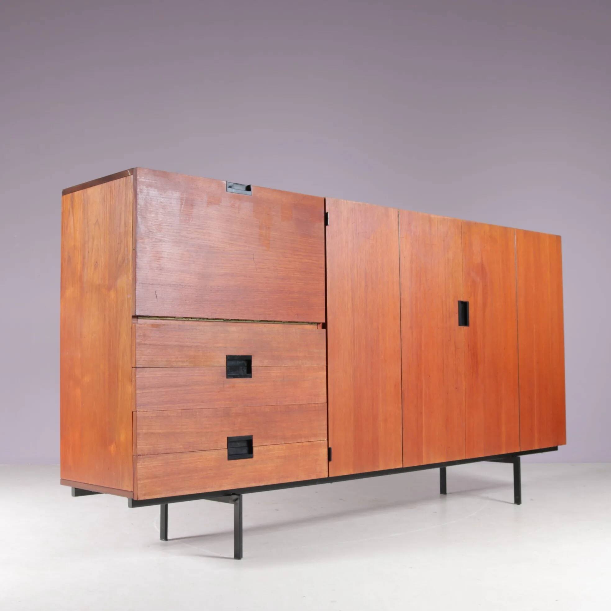 1950s Japanese series cabinet CU08 by Cees Braakman for Pastoe Netherlands