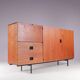 1950s Japanese series cabinet CU08 by Cees Braakman for Pastoe Netherlands