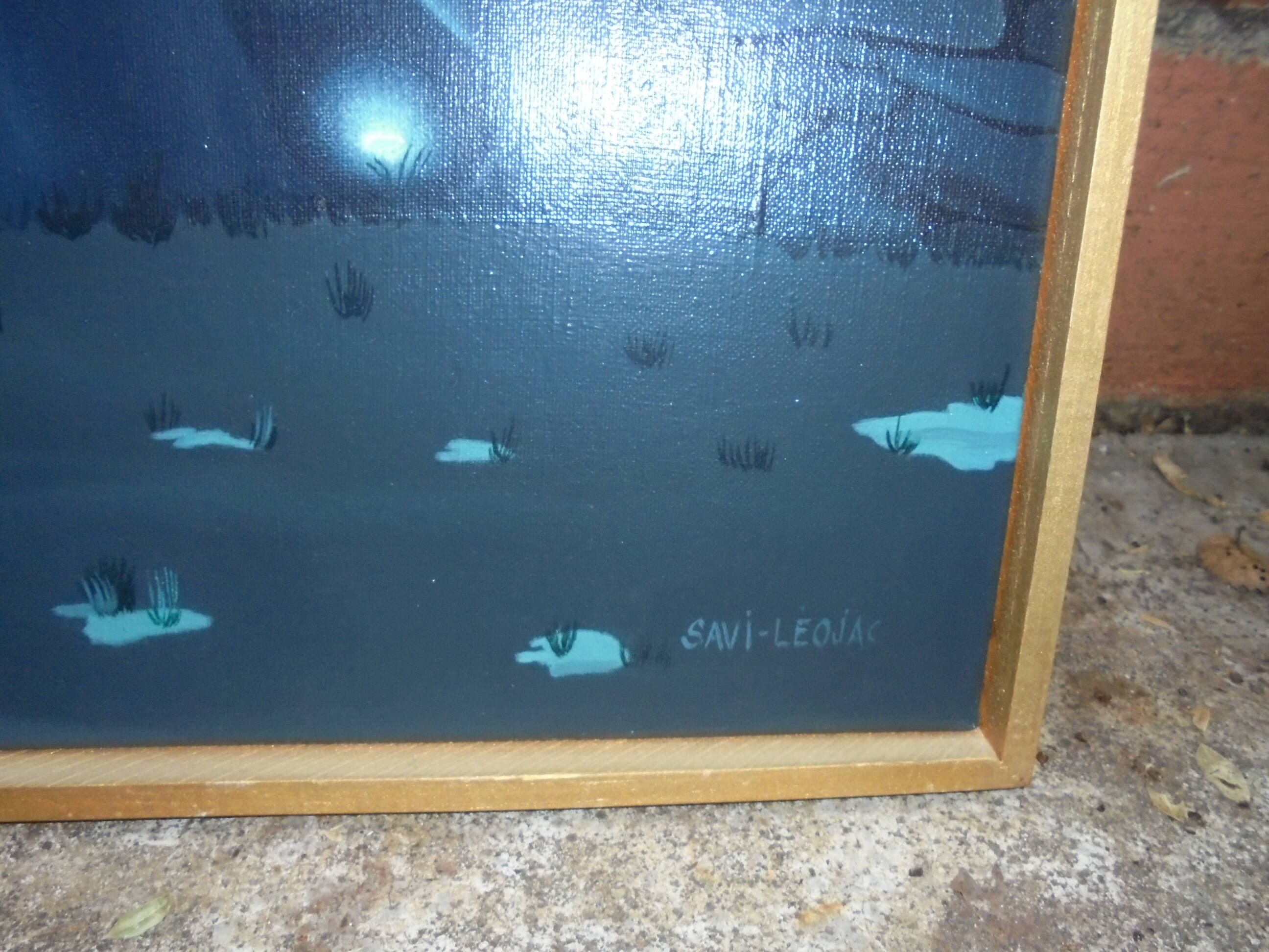 oil on canvas Jean Savi Leojac