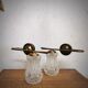 Pair of art deco wall lamps