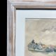 Watercolor of a landscape, signed CH. Prouvost