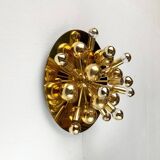 Atomic Brass Ceiling Light in Modern German Mid-Century by Dorothee Becker for Cosack, 1970s