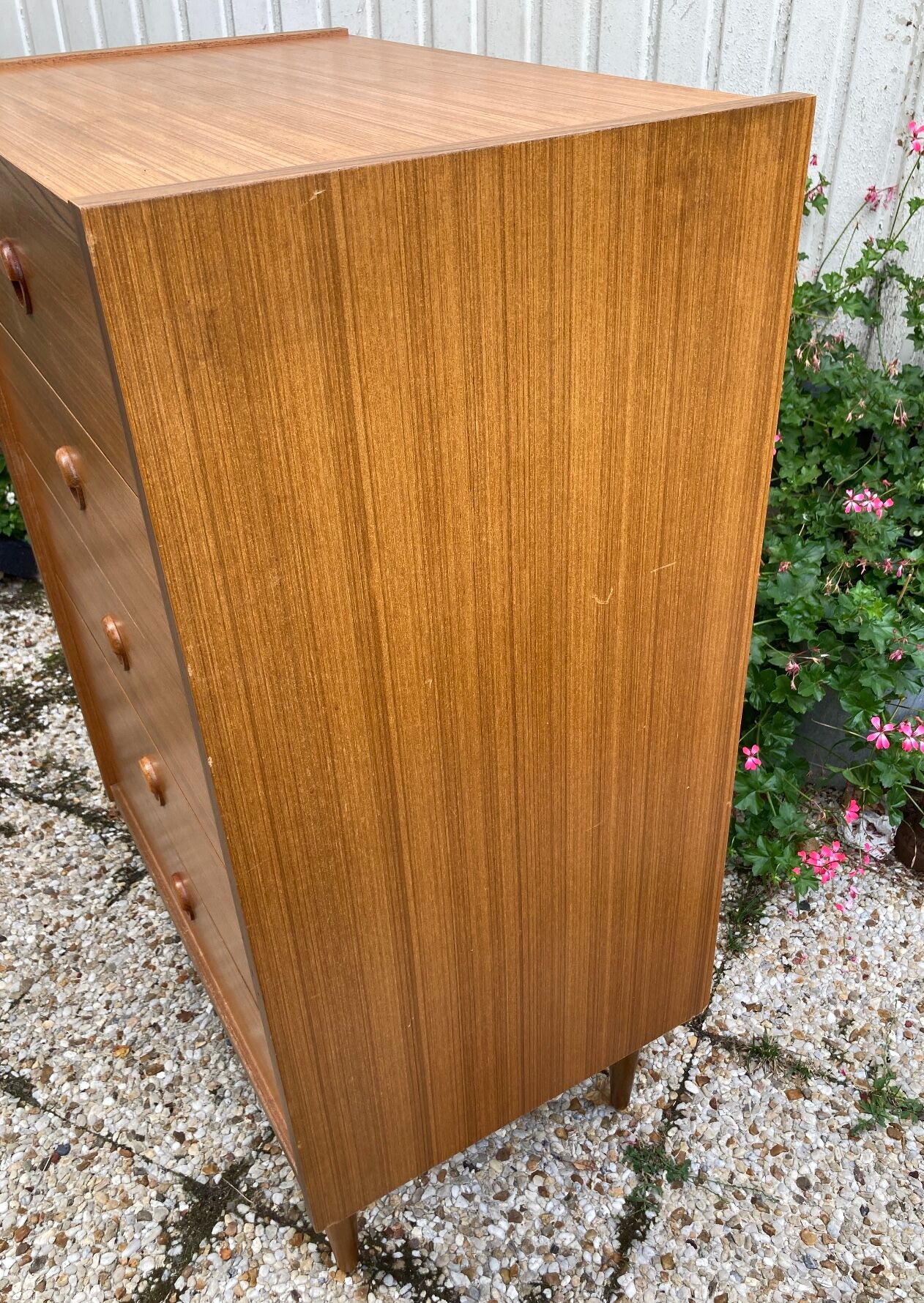 Vintage rag chest of drawers from the 60s