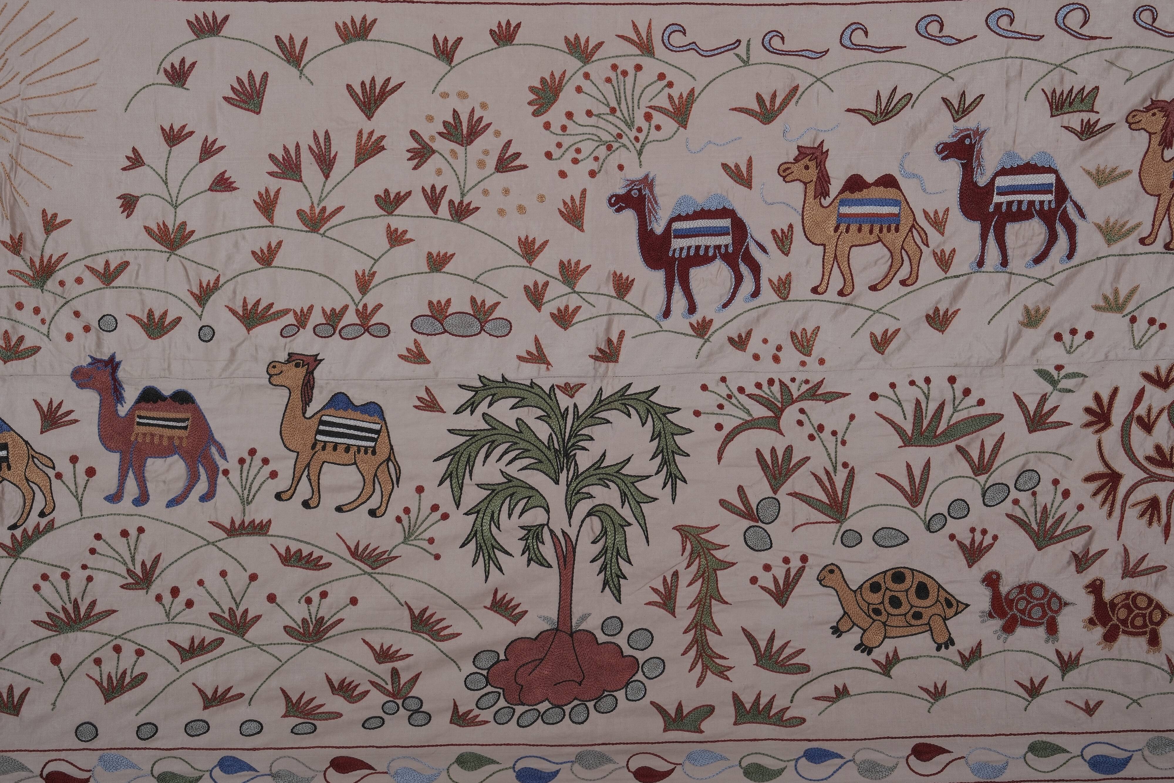 Tapis noué à la main, tapis turc vintage 105x193 cm