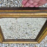 19th century mirror 37x45cm