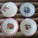 16 mismatched antique deep plates