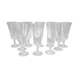 Set of 11 vintage champagne flutes