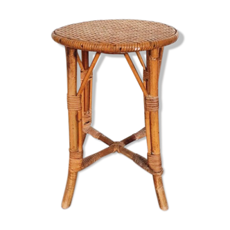 Tabouret en rotin