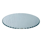 Ancien miroir rond à poser biseauté