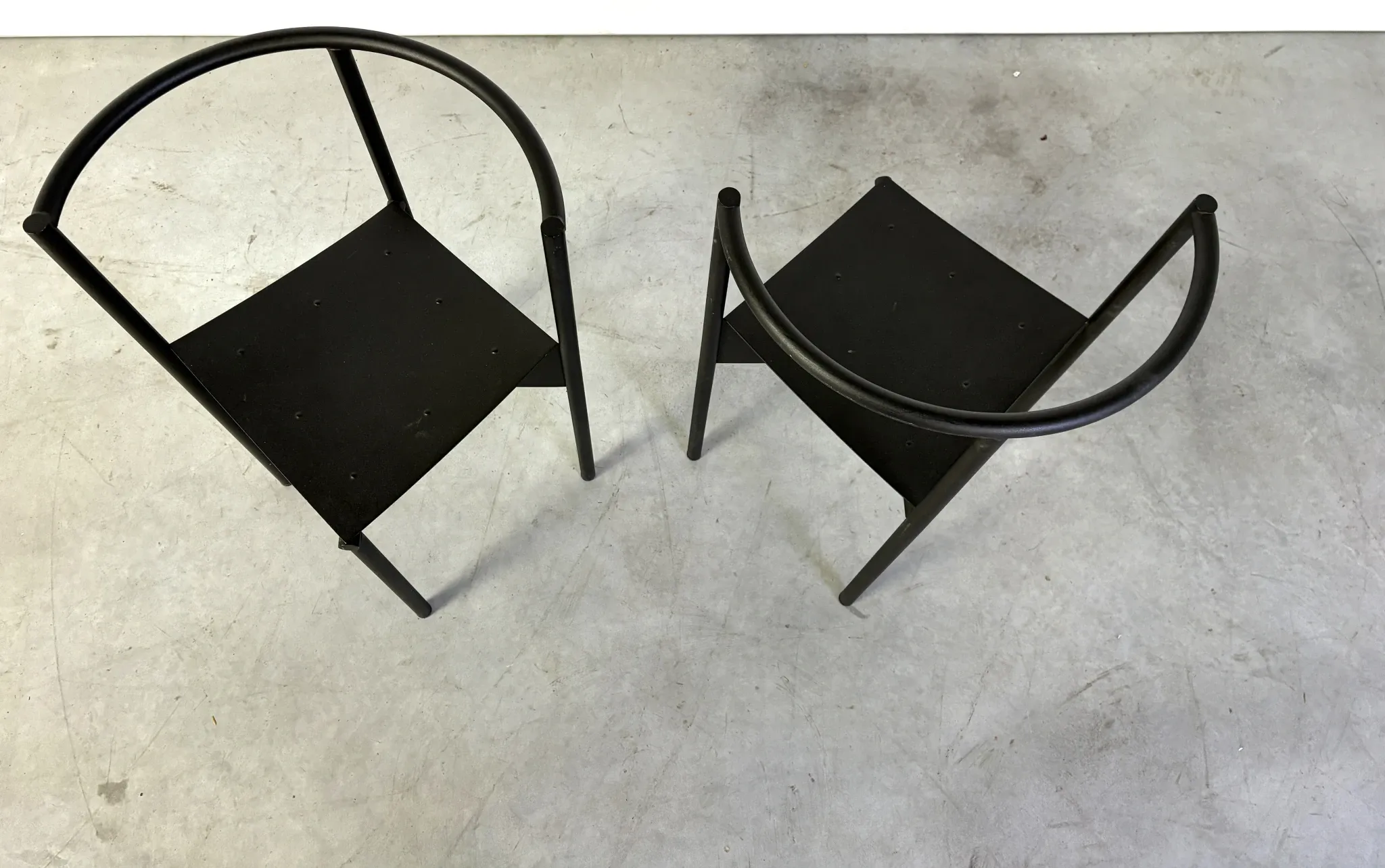 Pair of Wendy Wright chairs by Philippe Starck, 1986