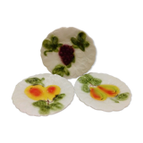 Trio of slurry dessert plates