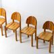 Chaises de salle à manger en pin par Rainer Daumiller