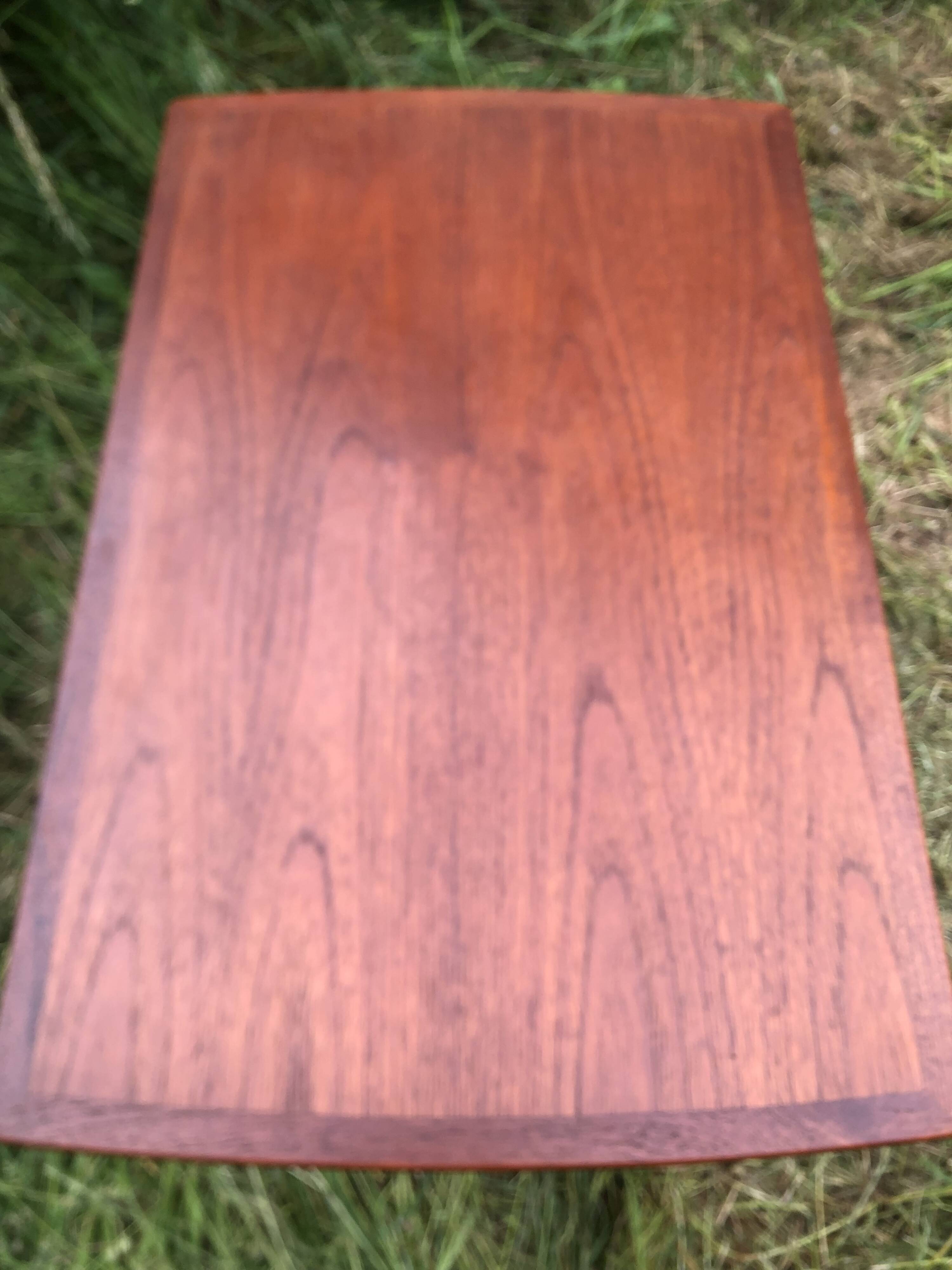 Scandinavian teak coffee table PJ Denmark 60s