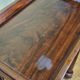 Old Empire period console in mahogany and veneer wood with bowl top