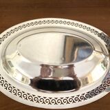 Plat creux argenté
