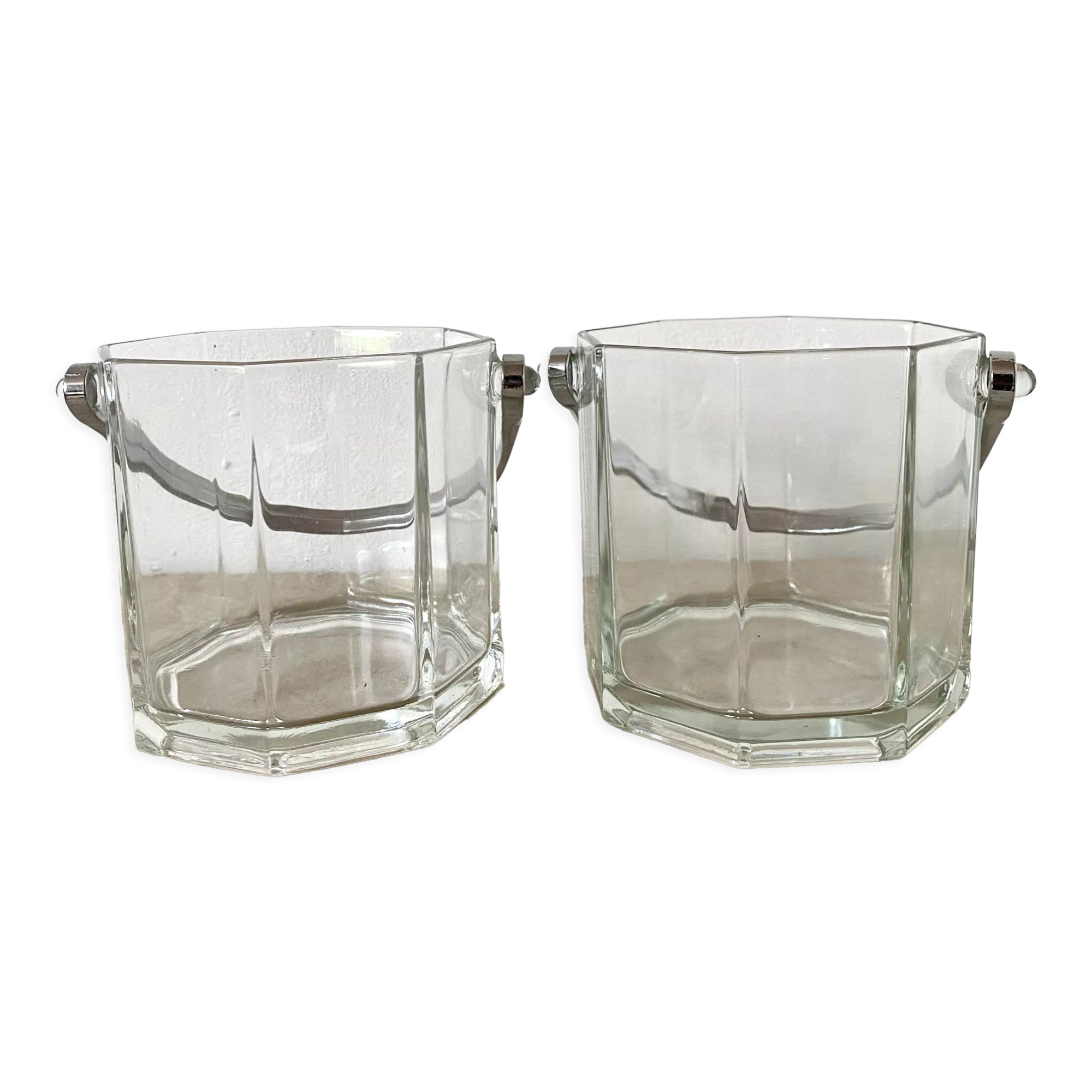 Arcoroc vintage ice buckets