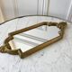 Miroir en bois doré années 40-50