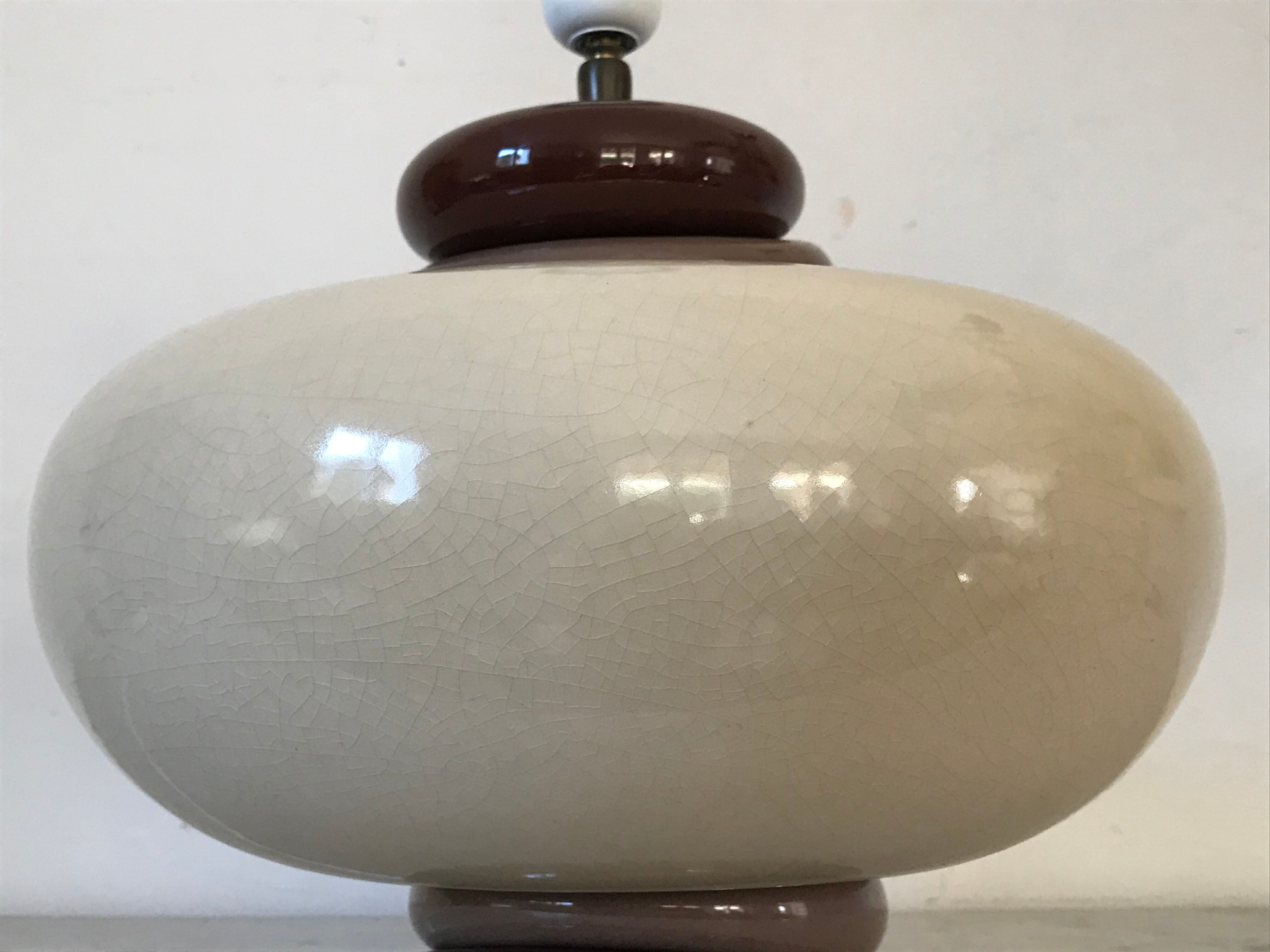 Kostka cracked pebble lamp
