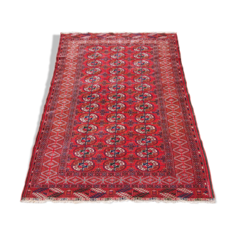 vintage handmade oriental carpet Bukhara