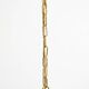 60s large brass ceiling chandelier with large round glass plates