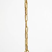 60s large brass ceiling chandelier with large round glass plates