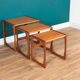 Retro Teak 1960s G Plan Quadrille Nest Of Coffee Tables