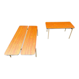 Pair Coffee tables from the mid-twentieth century, minimalist Scandinavian style.