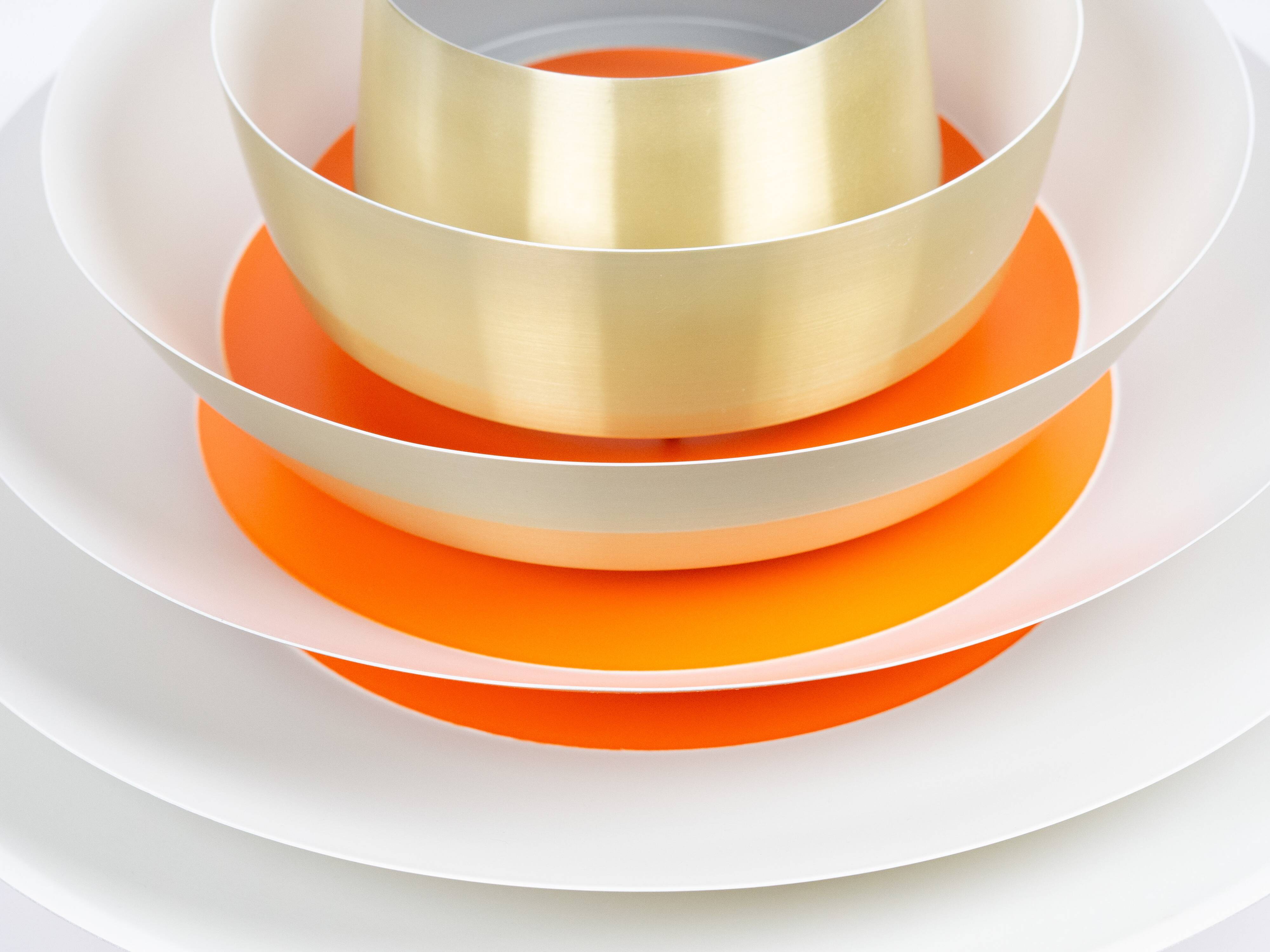 Suspension vintage danoise XL Vérone par Svend Middelboe, Nordisk Solar, 1962