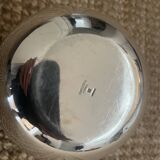 Christofle-Gio Ponti silver ball vase/flower holder