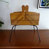 Vintage wood standing worker