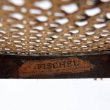 5 chaises bistrot Fischel en bois et cannage, 1890-1910