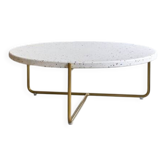 Anatole Table basse en terrazzo et métal confetti de la marque Tikamoon