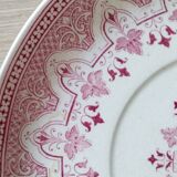 Sarreguemines earthenware plate, "Wagram" motif