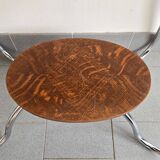 Vintage 1950s pedestal side table