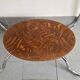 Vintage 1950s pedestal side table