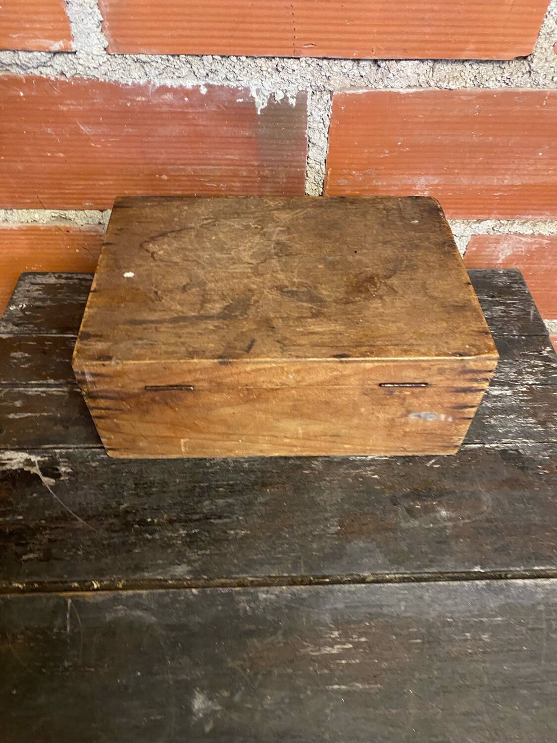 Vintage Wooden Interior Compartment Antique Jewellery Storage Box