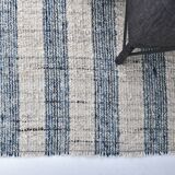 İndigo blue Beige Kilim Rug  190x290 cm, Scandinavian Stile Kilim Rug