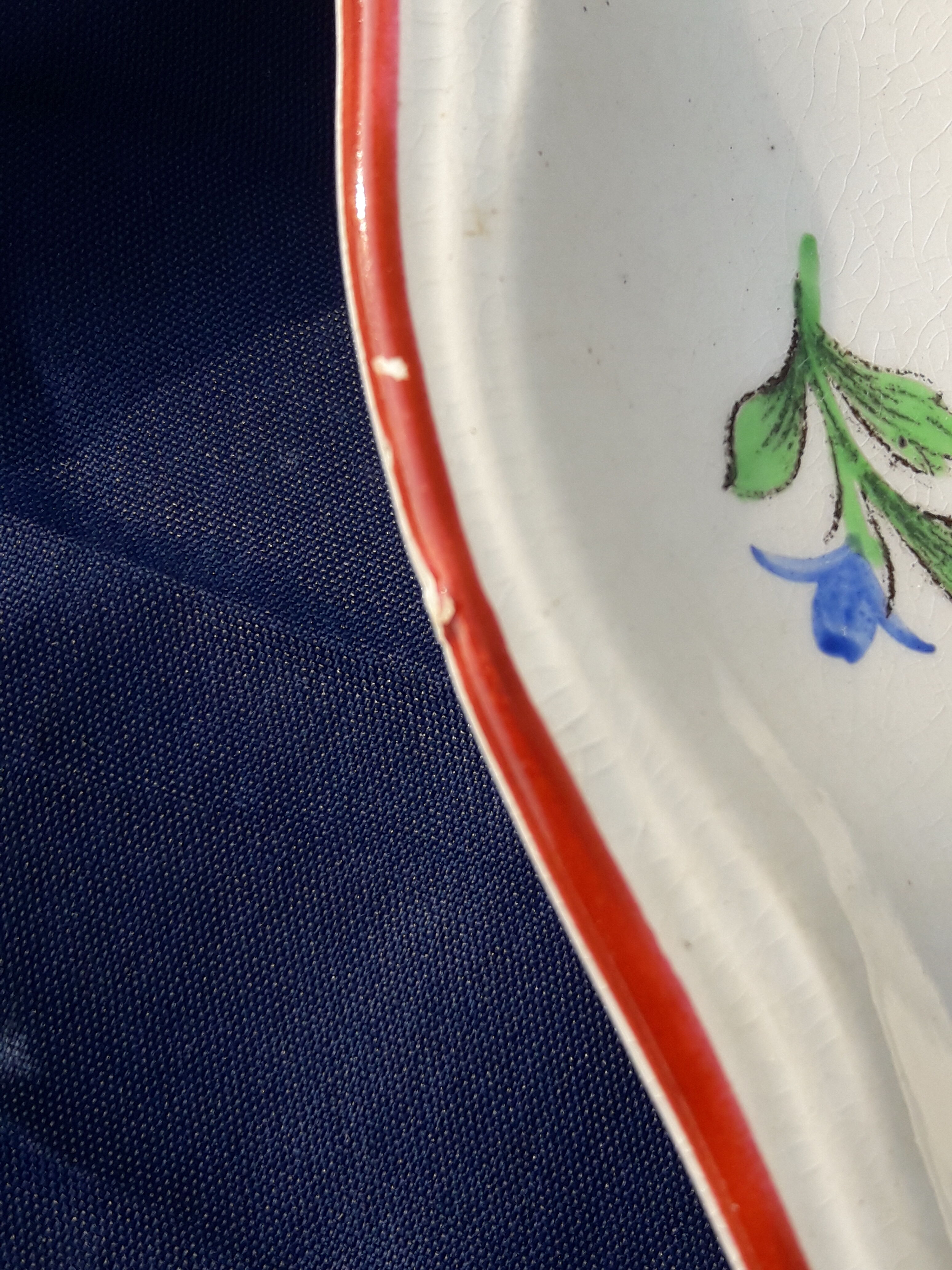 KG Lunéville model China diam 24 cm earthenware plate