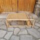 Vintage rattan coffee table