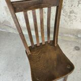 Vintage English wooden chair from 1917