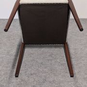 Set of 4 Scandinavian style teak chairs, France circa 1970.
