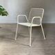 Chaise métal de jardin vintage