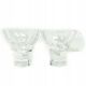Set of crystal glasses, modernism, Germany, 1950s
