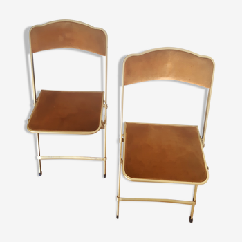 Chaises vintage pliantes
