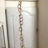 Vintage ball suspension rope and rattan