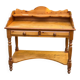 Vintage Console Desk in Solid Pine with Removable Upper Unit 1980