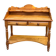 Vintage Console Desk in Solid Pine with Removable Upper Unit 1980