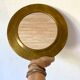 Round brass mirror 31 cm