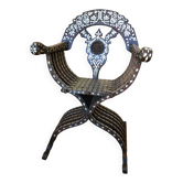 Syrian Armchair in Mother-of-Pearl and Ebony