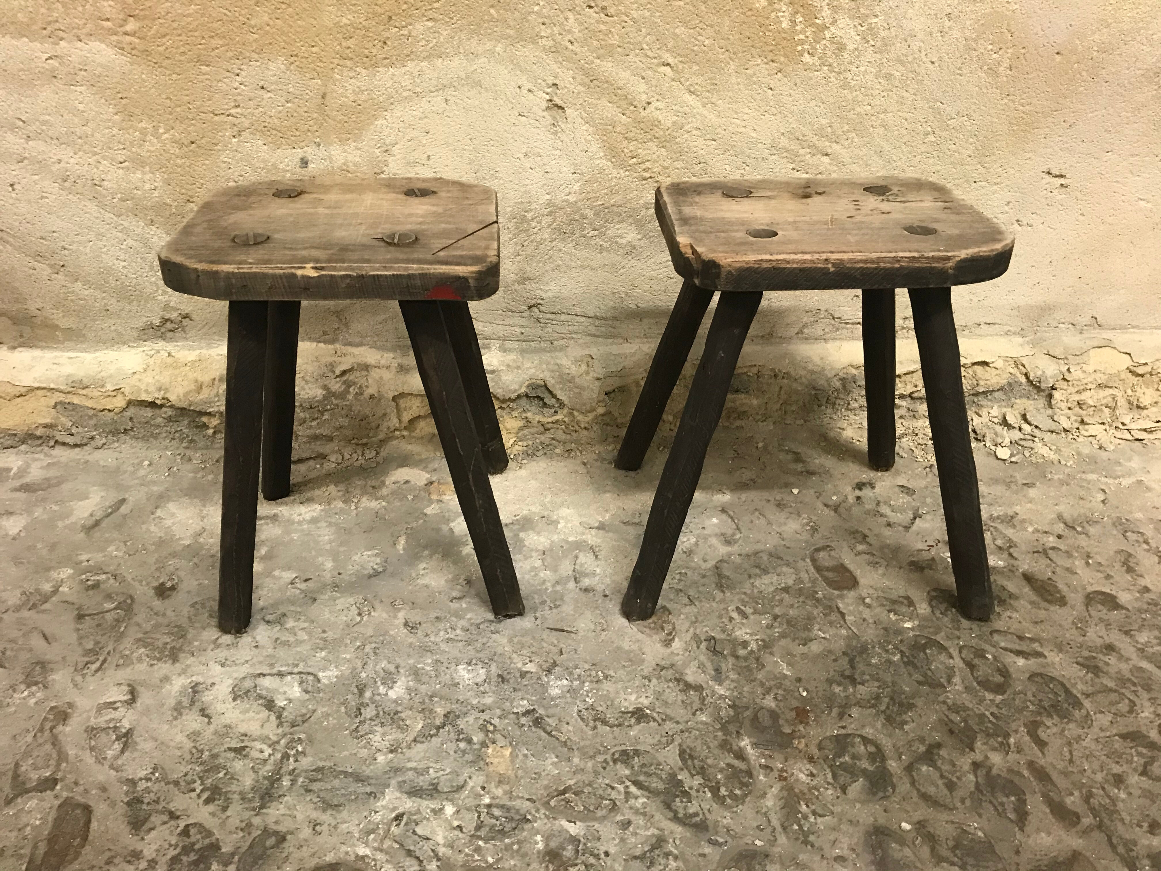 Pair of popular art stools